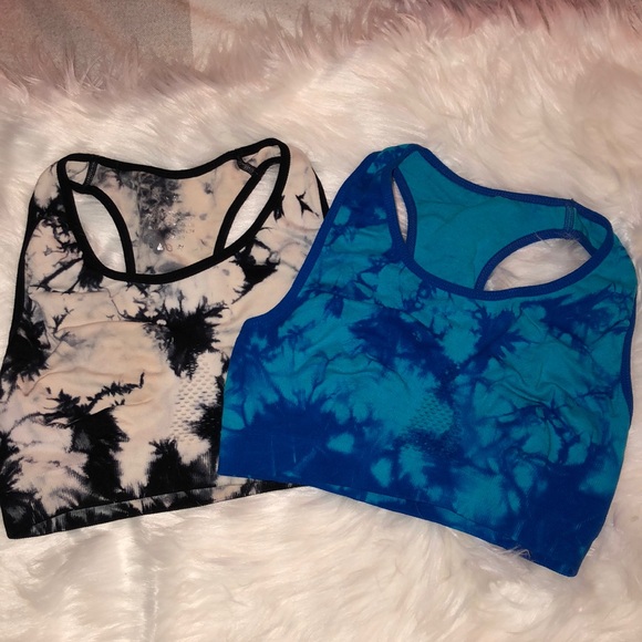 Other - 🧘🏻‍♀️2 tie-dye sports bras